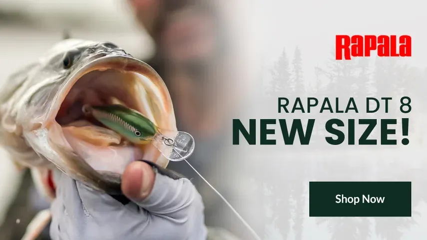 New Rapala DT-8 Size