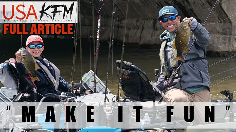 Kayak Fishing Iaconelli Family Magazine Article