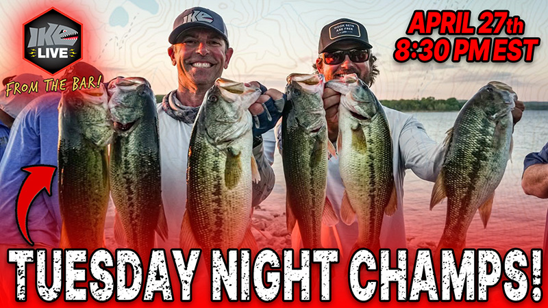 Mike Iaconelli Wins Bassmaster Tournament on Ike Live Monday Night