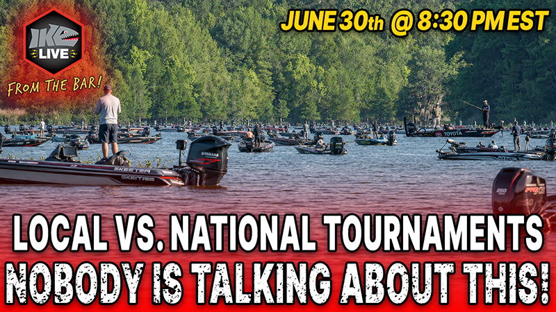 Ike Live Local Vs National Bass Fishing Tournaments