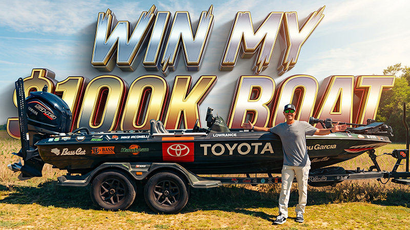 Win Mike Iaconelli's Bass Cat Boat