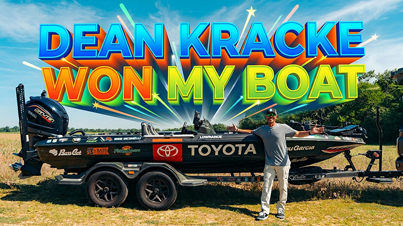 Bass Cat Boat Sweepstakes Winner Dean Kracke