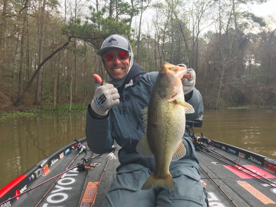 Iaconelli MLF Lake Conroe Day 1 Bass Fishing Photo